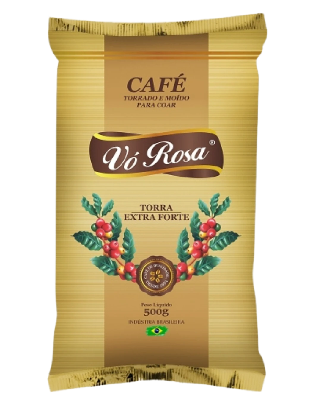 Embalagem Café Vó Rosa Extra Forte 500g